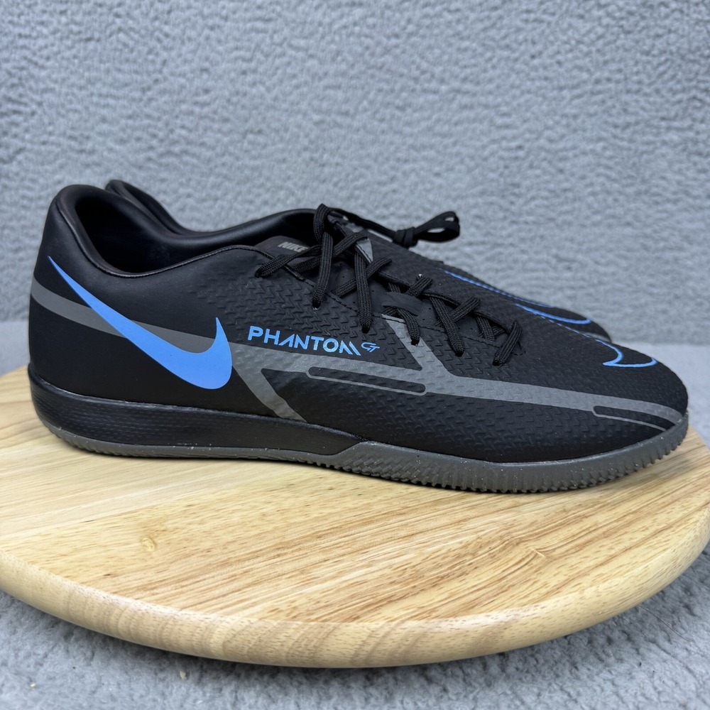 Nike Phantom GT2 Academy IC Mens Size 11.5 Black Indoor Soccer Shoes DC0765-004